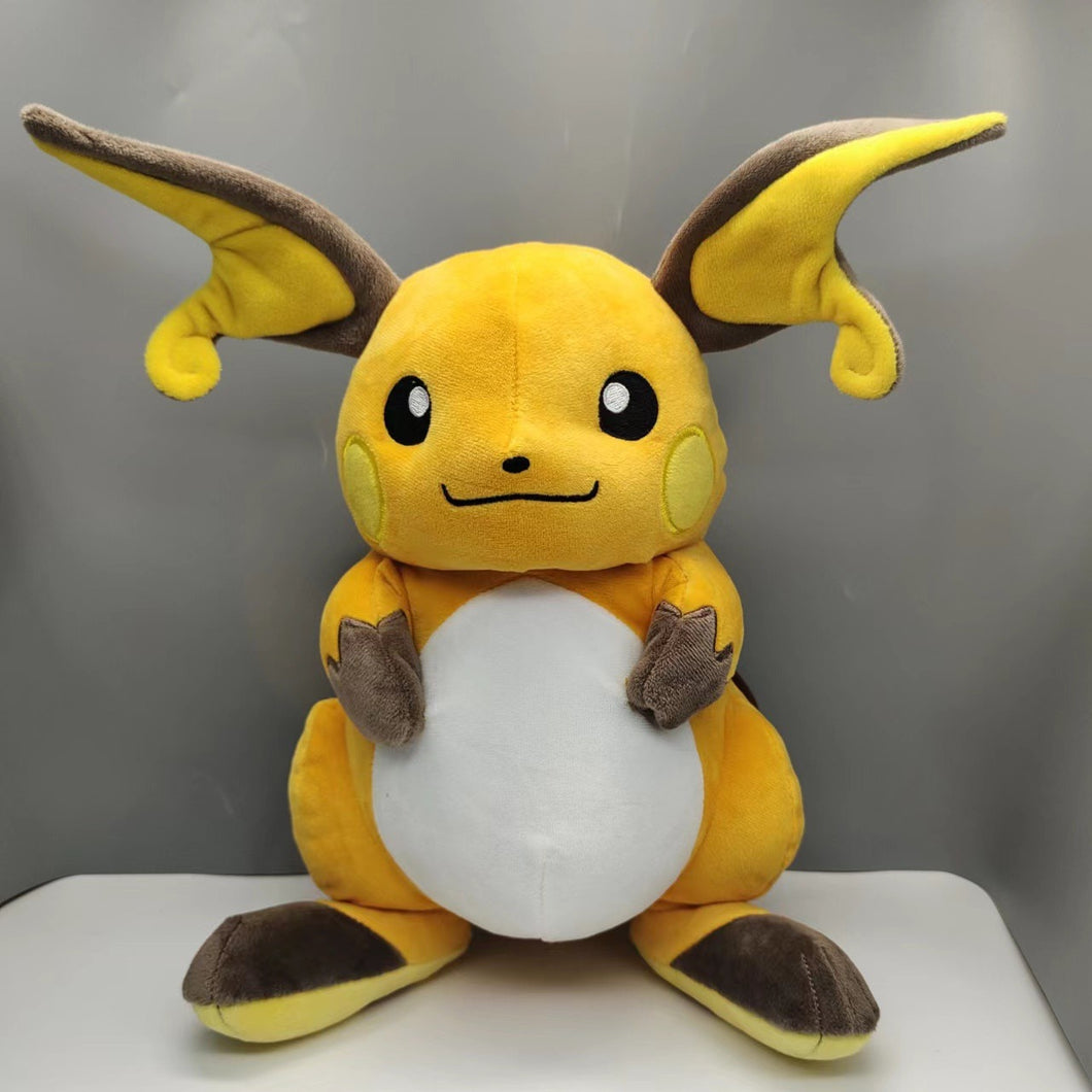 Pelúcia do Pokémon Raichu - 30cm - A Evolução Carismática do Pikachu